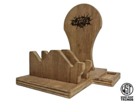 Personaliseerbare houder: logo & kleur - headset & controller en ipod stand