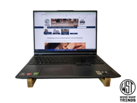 Houten laptop steunen.