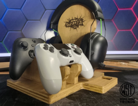 Personaliseerbare houder: logo & kleur - headset & controller en ipod stand