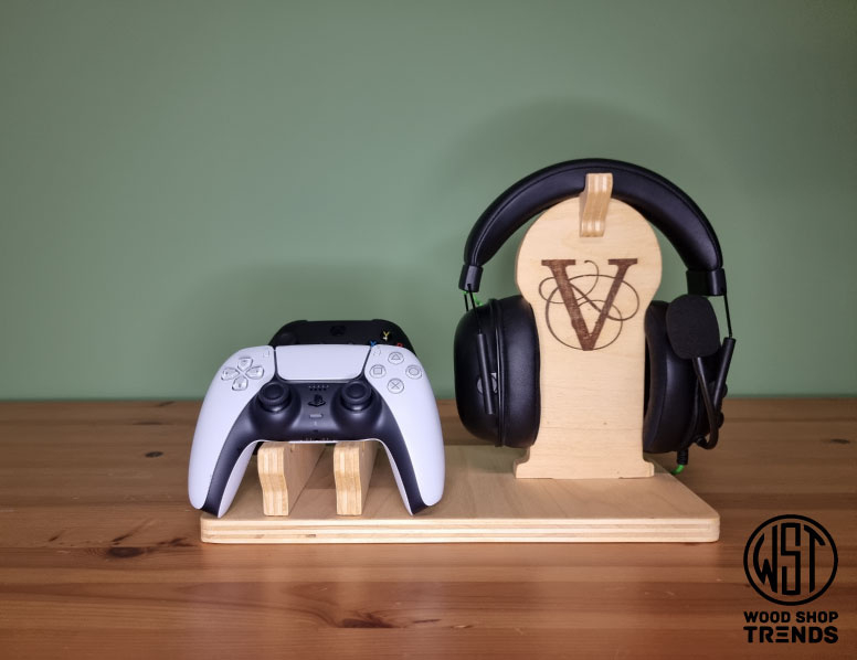 Wooden ps4 controller stand sales