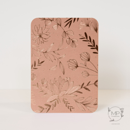 Postcard Flowers / 5 pieces