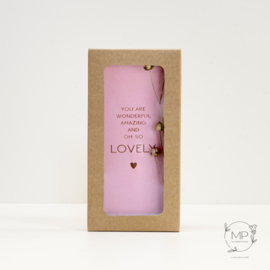 Driedflower box 'Lovely' set van 2