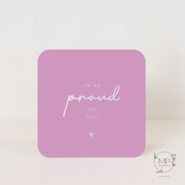 Postcard I’m so proud of you! / 5 pieces