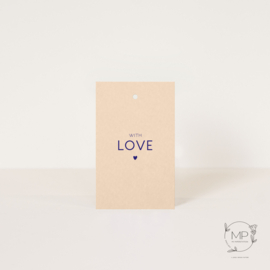 Label With love / 5 pieces