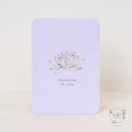 Postcard ‘Thinking of you' / 5 pieces