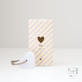 Little giftbox Hartje voor de juf / 4 pieces