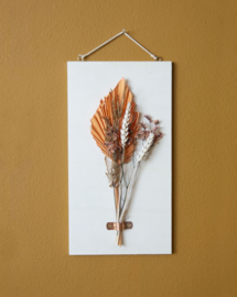 Dried Flower Wood hanger leaf