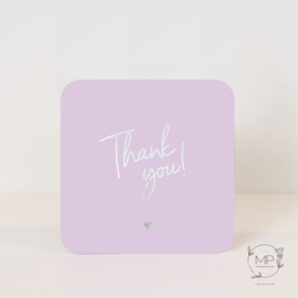 Postcard Thank you! / 5 pieces