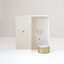 Light in a box bloem / 4 pieces