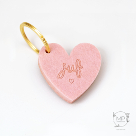 Sleutelhanger voor de juf | 5 pieces