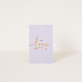 Label With love / 5 pieces