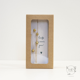 Little Box Dried Flower "Liefs voor jou" set van 2