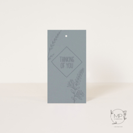 Label 'thinking of you' / 5 pieces