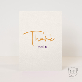 Postcard Thank you / 5 pieces