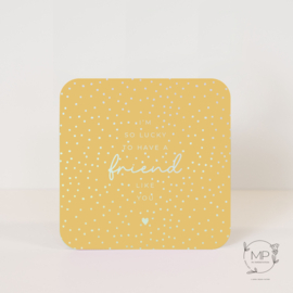 Postcard I’m so lucky to have a friend like you / 5 pieces