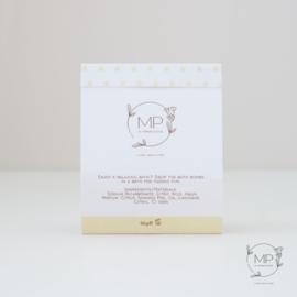 Bath bomb mini Nu even lekker niets  | 3 pieces