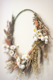 Dried Flower Wreath half deco Rox