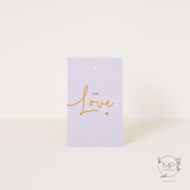 Label With love / 5 pieces