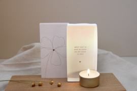 Light in a box bloem / 4 pieces