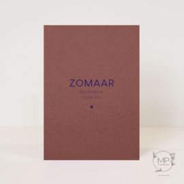 Postcard Zomaar een kaartje voor jou / 5 pieces