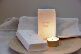 Light in a box bloem / 4 pieces