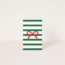 Label Ribbon stripe / 5 pieces