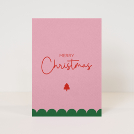 Postcard Merry Christmas / 5 pieces