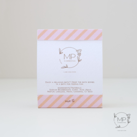 Bath bomb mini Bedankt lieve juf | 3 pieces