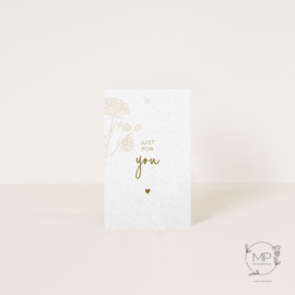 Label Just for you / 5 pieces