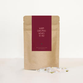 Salt Warm Christmas wishes to you | 4 stuks
