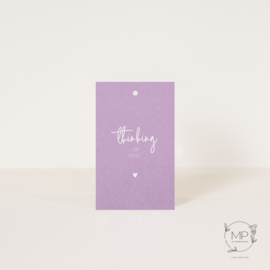 Label Thinking of you / 5 pieces