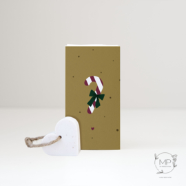 Little giftbox Candy cane / 4 pieces