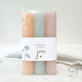 Candles 'Speciaal voor jou' bright