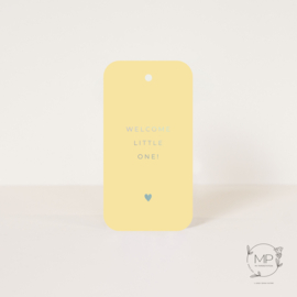 Label Welcome little one! / set van 5