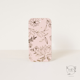 Label Botanical flowers / set van 5