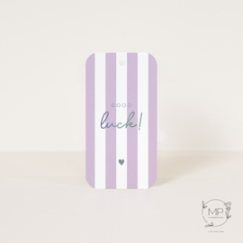 Label Good luck! / set van 5