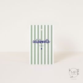 Label Celebrate today  / 5 pieces