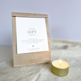 Waxinelichtjes A little gift for you | 2 pieces