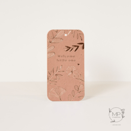 Label Welcome little one / set van 5