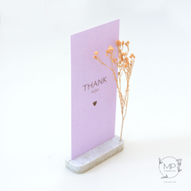 Driedflower box 'Thank you' set van 2