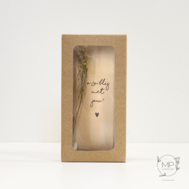 Little Box Dried Flower "O zo blij met jou" set van 2