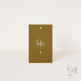 Label Veel liefs / 5 pieces