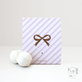 Bath bombs mini Ribbon | 3 pieces