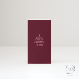Little giftbox A joyful Christmas to you / 4 pieces