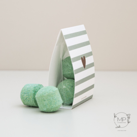 Bath bombs mini heart | 3 pieces