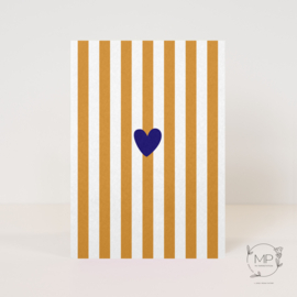 Postcard Heart / 5 pieces