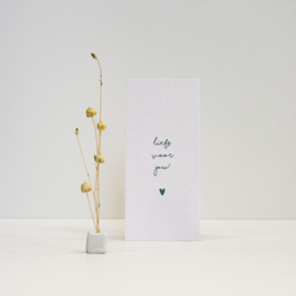 Little Box Dried Flower "Liefs voor jou" set van 2