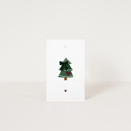Label Xmas tree / 5 pieces