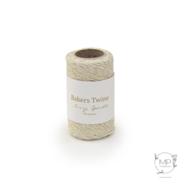 Twine Ivory/Sparkle 50 meters