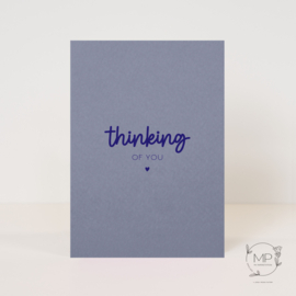 Postcard Thinking of you / 5 pieces